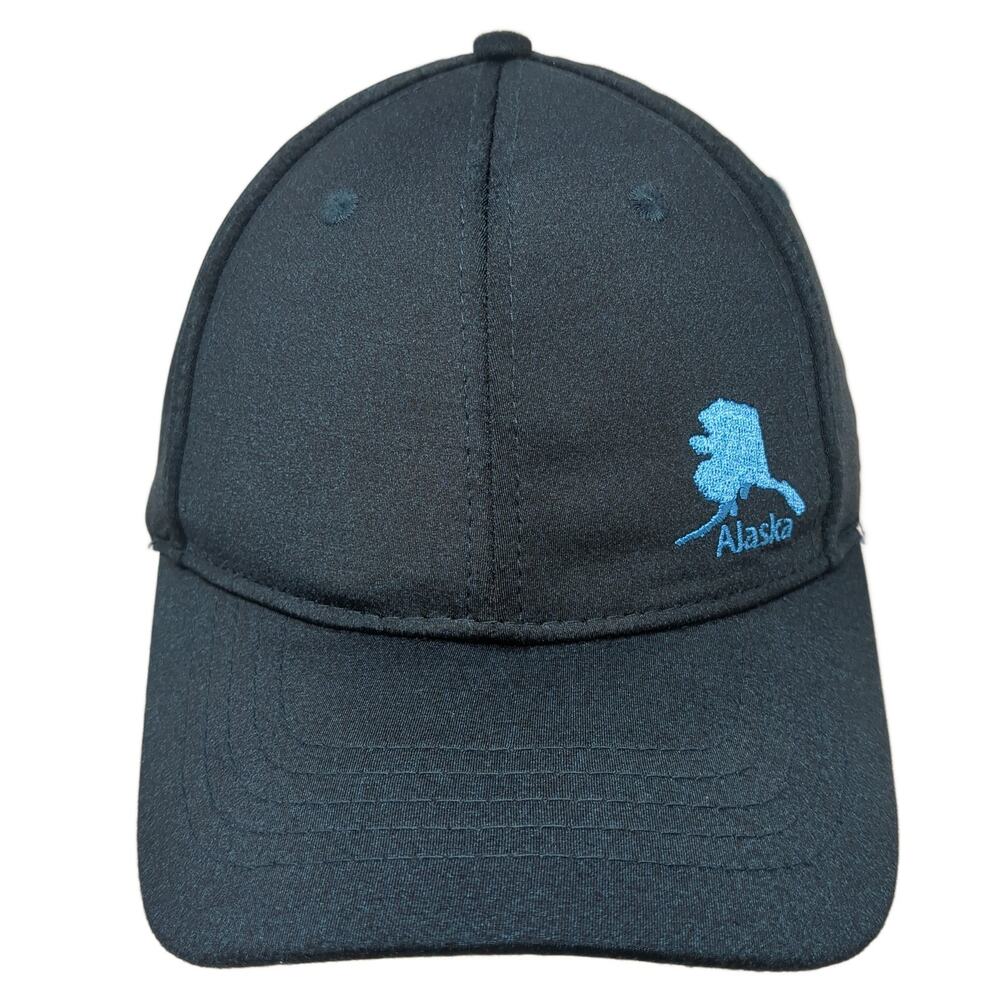 Alaska Strapback Baseball Cap Blue One Size Adjustable Embroidered Ace USA